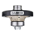 1/2" Demi Bullnose Diamond Hand Profile Wheel, Hand Profiler, Router Bit, 5/8-11 Thread, for Granite, Concrete, Marble, and Countertop Edge